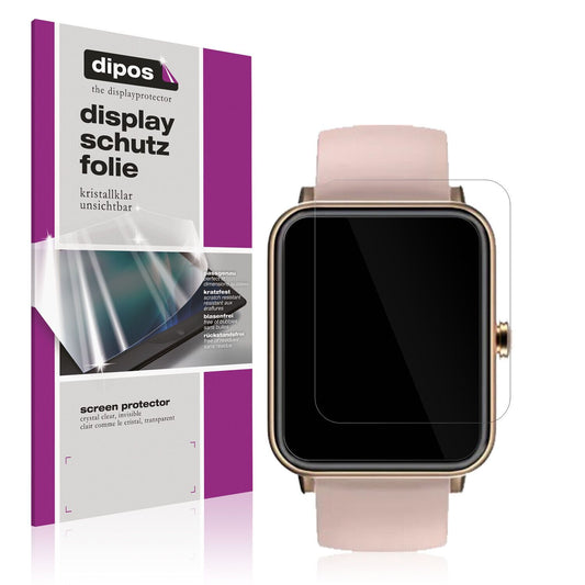 Klare Displayschutzfolie von dipos passend für Noise Colorfit Pro 3, präziser Zuschnitt und blasenfrei montiert