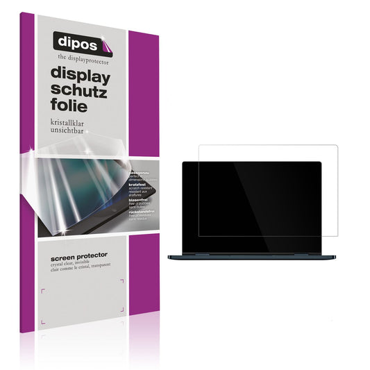 Klare Displayschutzfolie von dipos passend für One Netbook Onemix 4 i7, präziser Zuschnitt und blasenfrei montiert