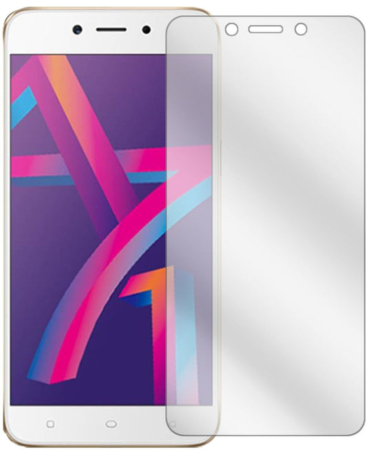 Klare Displayschutzfolie von dipos passend für Oppo A71 2018, präziser Zuschnitt und blasenfrei montiert