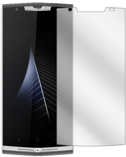 Klare Displayschutzfolie von dipos passend für Oukitel K10000 Pro, präziser Zuschnitt und blasenfrei montiert