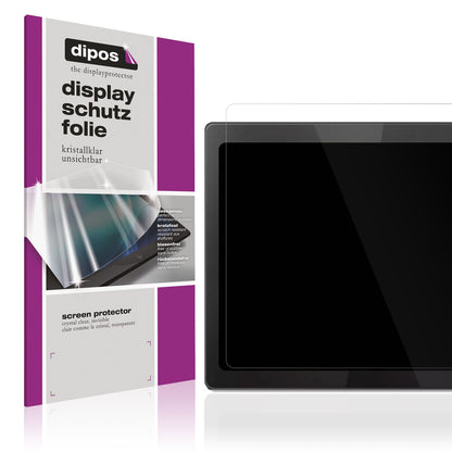 Klare Displayschutzfolie von dipos passend für Philips 152B1TFL, präziser Zuschnitt und blasenfrei montiert