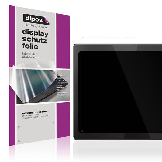 Klare Displayschutzfolie von dipos passend für Philips 152B1TFL, präziser Zuschnitt und blasenfrei montiert