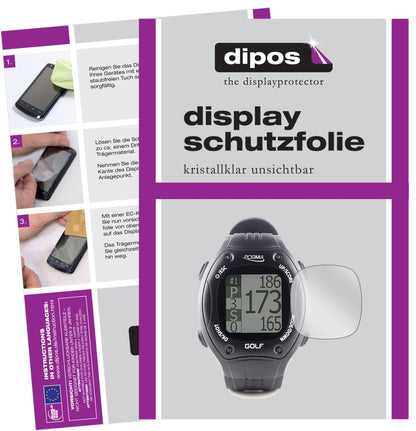Klare Displayschutzfolie von dipos passend für Posma GT1, präziser Zuschnitt und blasenfrei montiert