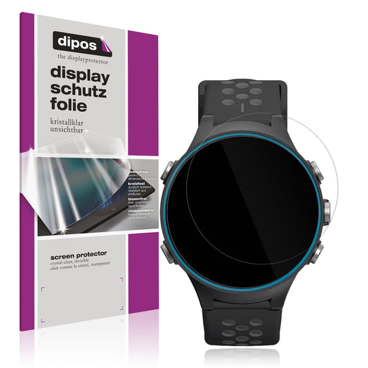 Klare Displayschutzfolie von dipos passend für RocketGolf GPS Par.4, präziser Zuschnitt und blasenfrei montiert