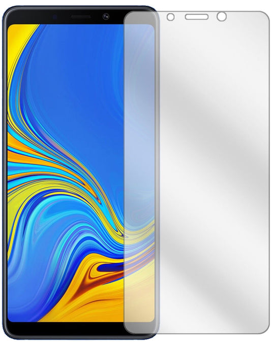 Klare Displayschutzfolie von dipos passend für Samsung Galaxy A9 (2018), präziser Zuschnitt und blasenfrei montiert