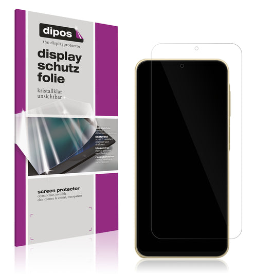 Klare Displayschutzfolie von dipos passend für Samsung Galaxy Buddy4, präziser Zuschnitt und blasenfrei montiert