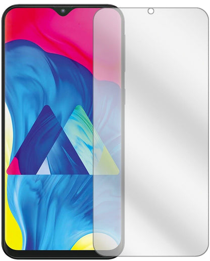 Klare Displayschutzfolie von dipos passend für Samsung Galaxy M10, präziser Zuschnitt und blasenfrei montiert