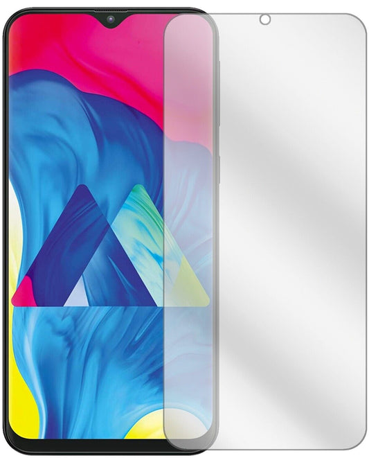 Klare Displayschutzfolie von dipos passend für Samsung Galaxy M10, präziser Zuschnitt und blasenfrei montiert