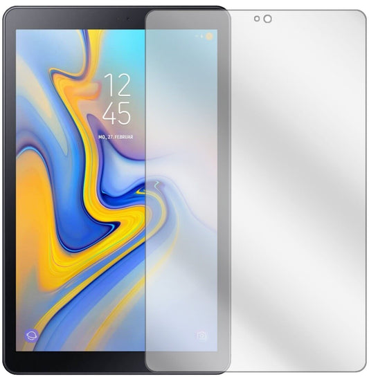 Klare Displayschutzfolie von dipos passend für Samsung Galaxy Tab A 10.5, präziser Zuschnitt und blasenfrei montiert