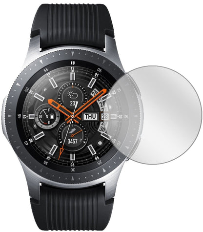 Klare Displayschutzfolie von dipos passend für Samsung Galaxy Watch 42mm, präziser Zuschnitt und blasenfrei montiert