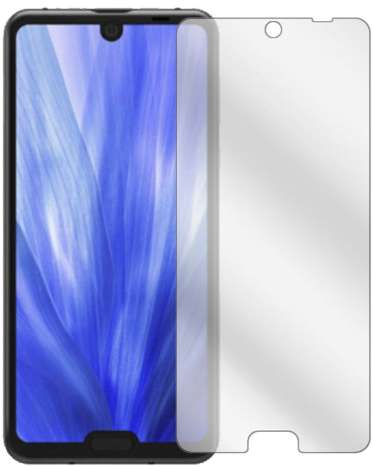 Klare Displayschutzfolie von dipos passend für Sharp Aquos R3, präziser Zuschnitt und blasenfrei montiert