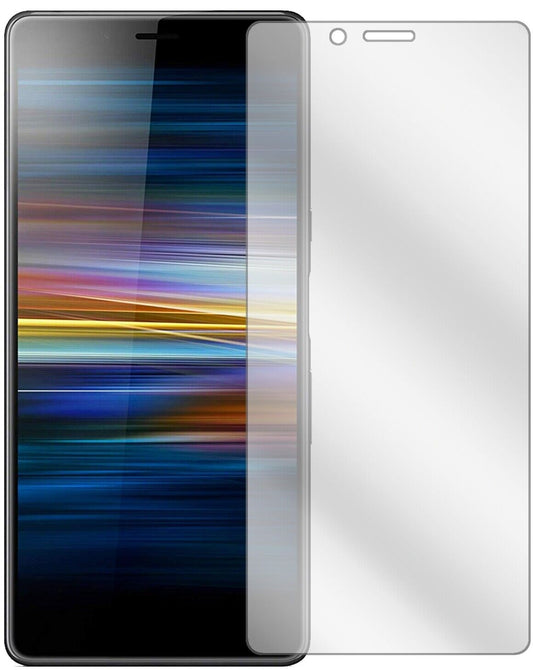 Klare Displayschutzfolie von dipos passend für Sony Xperia L3, präziser Zuschnitt und blasenfrei montiert