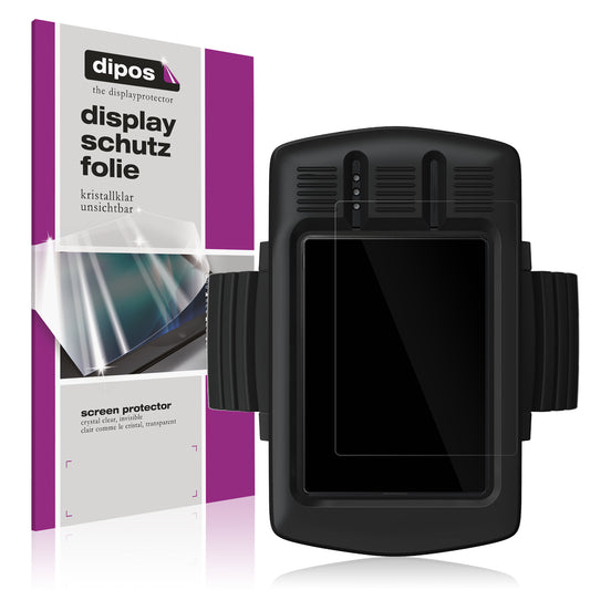 Klare Displayschutzfolie von dipos passend für Suunto EON Tauchcomputer, präziser Zuschnitt und blasenfrei montiert