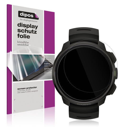 Klare Displayschutzfolie von dipos passend für Suunto Ocean, präziser Zuschnitt und blasenfrei montiert