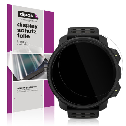 Klare Displayschutzfolie von dipos passend für Suunto Vertical 2, präziser Zuschnitt und blasenfrei montiert