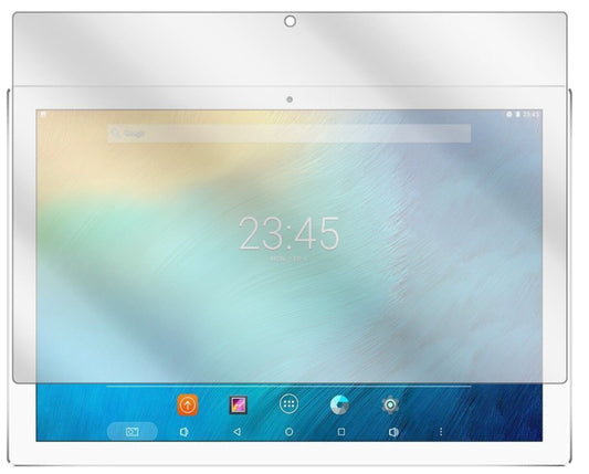 Klare Displayschutzfolie von dipos passend für Teclast P10 10.1 Zoll, präziser Zuschnitt und blasenfrei montiert