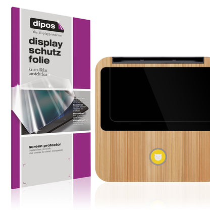 Klare Displayschutzfolie von dipos passend für Tigerbox Touch / Touch Plus, präziser Zuschnitt und blasenfrei montiert