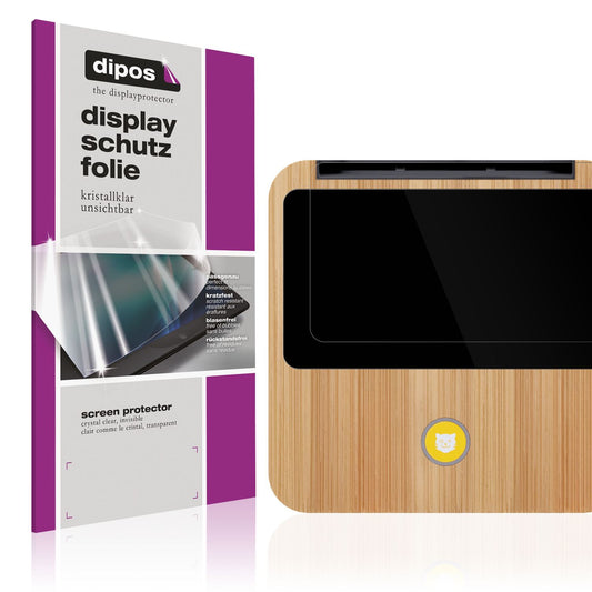 Klare Displayschutzfolie von dipos passend für Tigerbox Touch / Touch Plus, präziser Zuschnitt und blasenfrei montiert