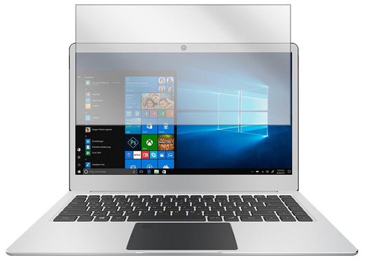 Klare Displayschutzfolie von dipos passend für Trekstor Primebook P14B, präziser Zuschnitt und blasenfrei montiert
