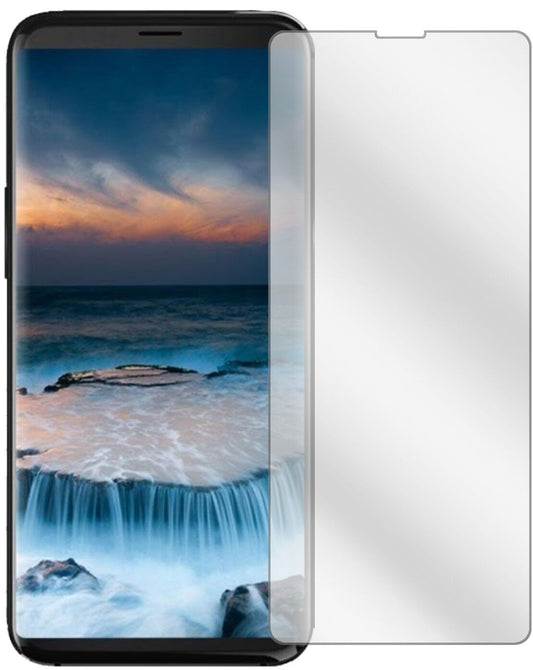 Klare Displayschutzfolie von dipos passend für Uhans i8, präziser Zuschnitt und blasenfrei montiert