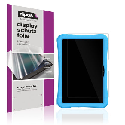 Klare Displayschutzfolie von dipos passend für Umidigi G5 Tab Kids, präziser Zuschnitt und blasenfrei montiert