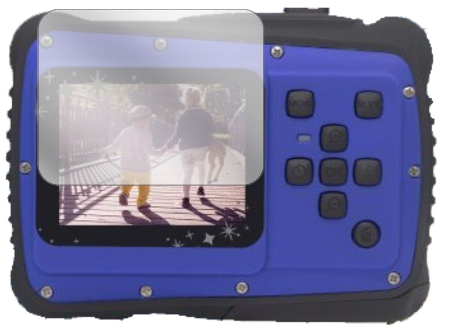 Klare Displayschutzfolie von dipos passend für Vmotal GDC5262, präziser Zuschnitt und blasenfrei montiert