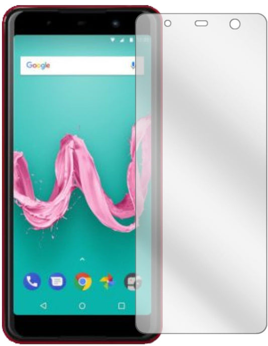 Klare Displayschutzfolie von dipos passend für Wiko Lenny 5, präziser Zuschnitt und blasenfrei montiert