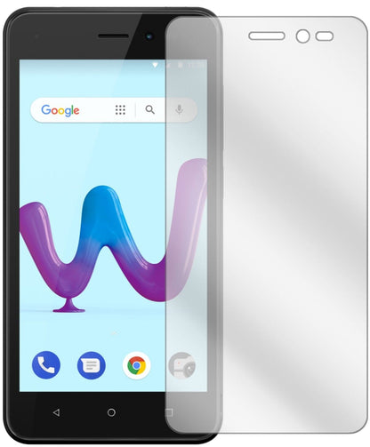 Klare Displayschutzfolie von dipos passend für Wiko Sunny 3, präziser Zuschnitt und blasenfrei montiert