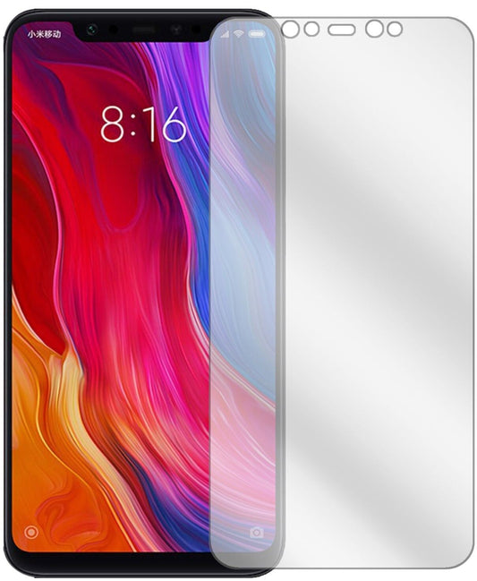 Klare Displayschutzfolie von dipos passend für Xiaomi Mi 8 SE, präziser Zuschnitt und blasenfrei montiert