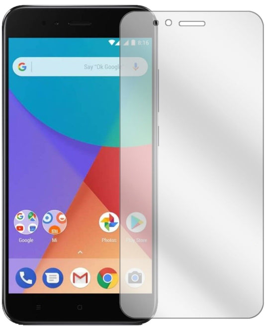 Klare Displayschutzfolie von dipos passend für Xiaomi Mi A1, präziser Zuschnitt und blasenfrei montiert