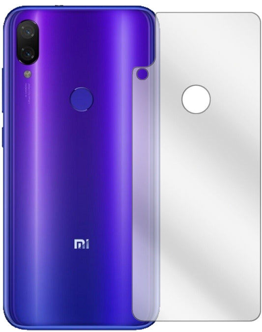 Klare Displayschutzfolie von dipos passend für Xiaomi Mi Play Rückseite, präziser Zuschnitt und blasenfrei montiert