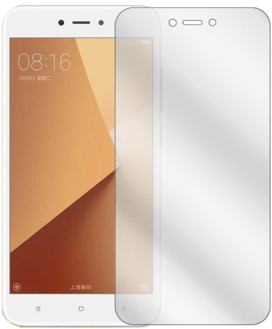 Klare Displayschutzfolie von dipos passend für Xiaomi Redmi Note 5A, präziser Zuschnitt und blasenfrei montiert