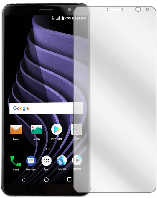 Klare Displayschutzfolie von dipos passend für ZTE Blade Max View, präziser Zuschnitt und blasenfrei montiert