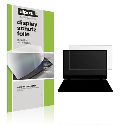 Matte Displayschutzfolie von dipos passend für Acer Nitro 17 AN17-42, präziser Zuschnitt und blasenfrei montiert