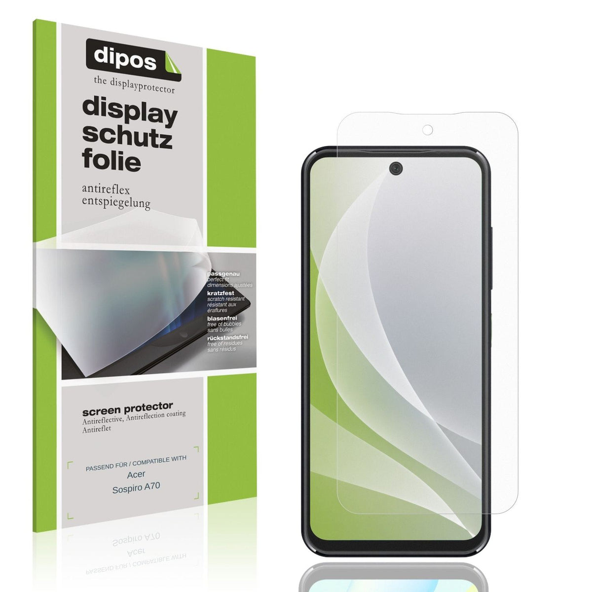 Displayschutz hergestellt in Deutschland, höchste Qualität made in Germany