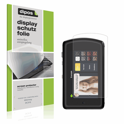 Matte Displayschutzfolie von dipos passend für Ahlirmoy DC310, präziser Zuschnitt und blasenfrei montiert