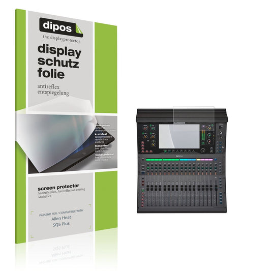 Matte Displayschutzfolie von dipos passend für Allen Heat SQ5 Plus, präziser Zuschnitt und blasenfrei montiert