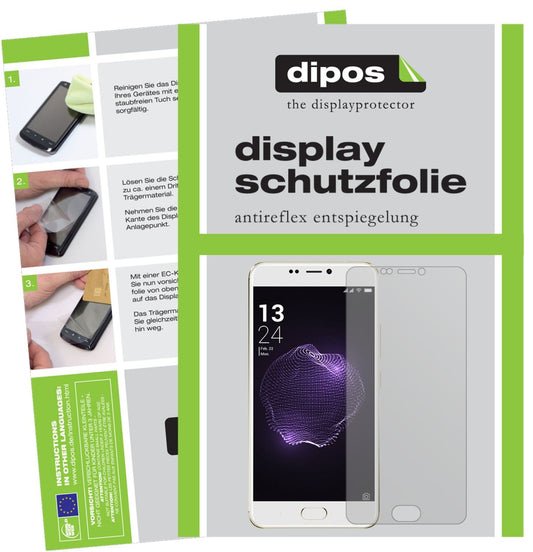 Matte Displayschutzfolie von dipos passend für Allview X4 Soul Style, präziser Zuschnitt und blasenfrei montiert