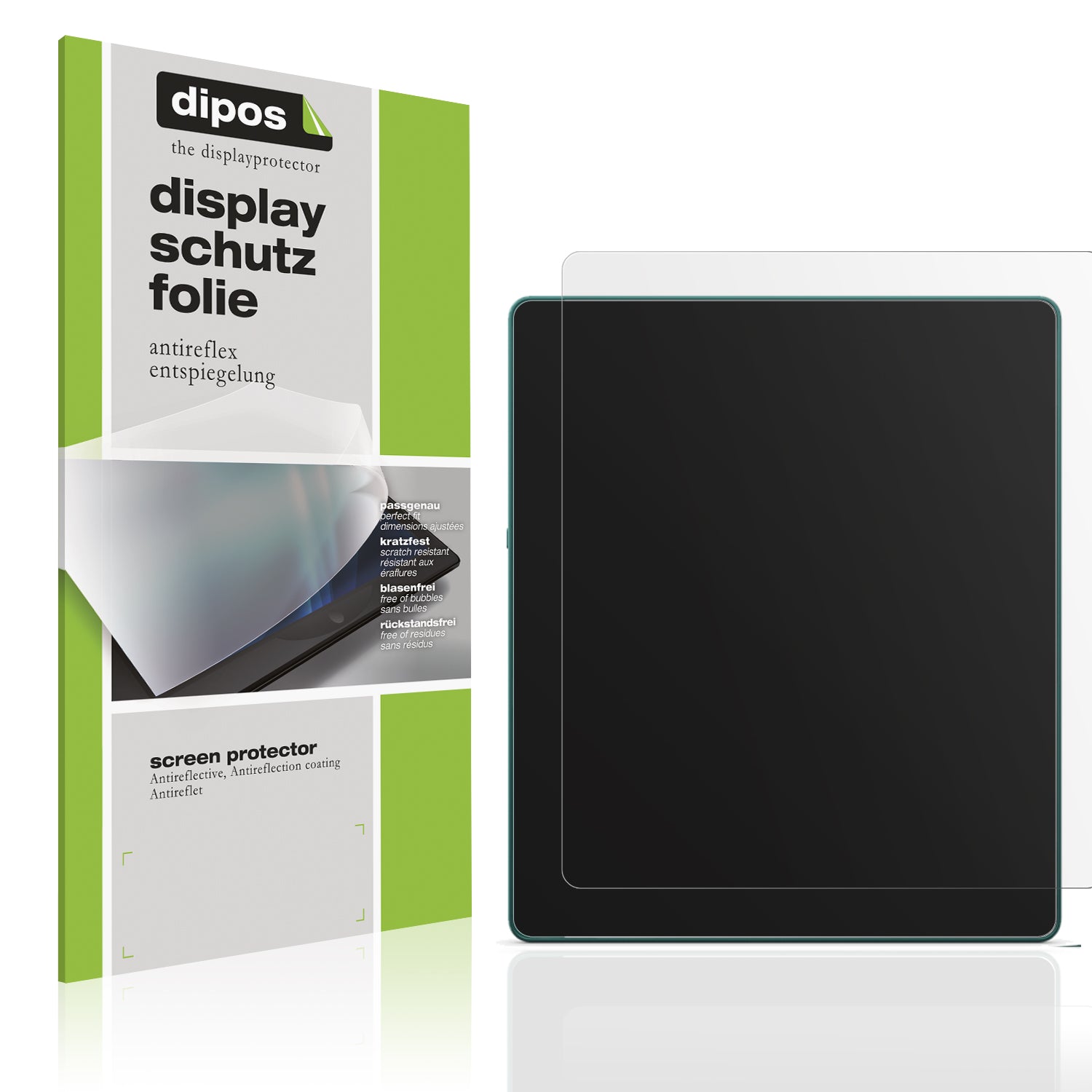 Matte Displayschutzfolie von dipos passend für Amazon Kindle Scrible 2024, präziser Zuschnitt und blasenfrei montiert