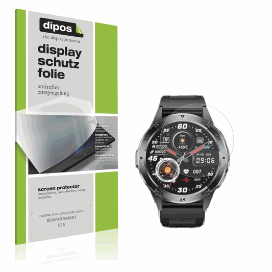 Matte Displayschutzfolie von dipos passend für BENYAR SMART EF6, präziser Zuschnitt und blasenfrei montiert