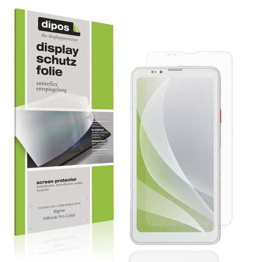 Matte Displayschutzfolie von dipos passend für Bigme HiBreak Pro Color, präziser Zuschnitt und blasenfrei montiert