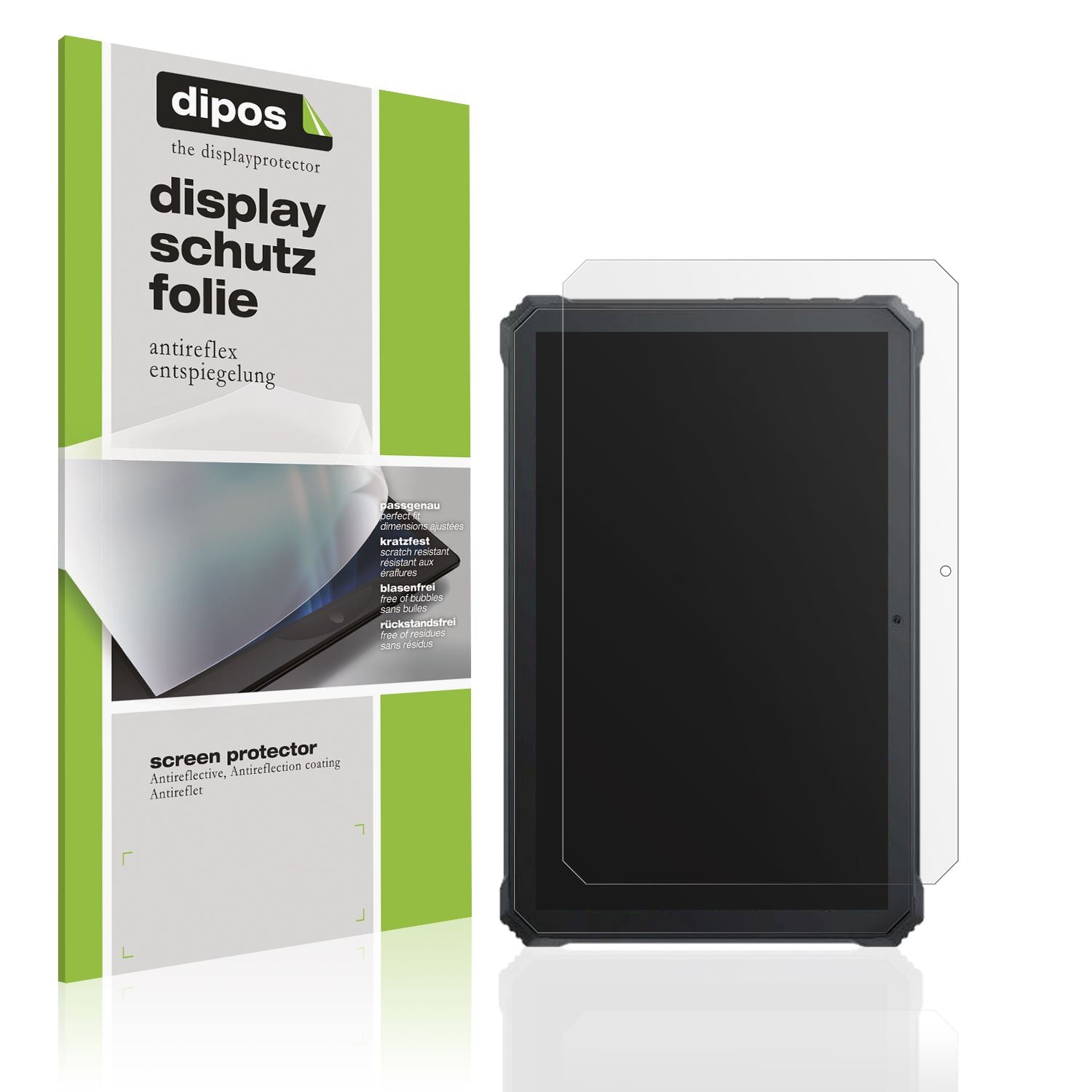 Matte Displayschutzfolie von dipos passend für Blackview Active 8 Pro Outdoor, präziser Zuschnitt und blasenfrei montiert