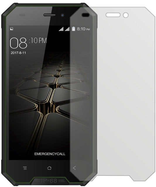 Matte Displayschutzfolie von dipos passend für Blackview BV4000 Pro, präziser Zuschnitt und blasenfrei montiert