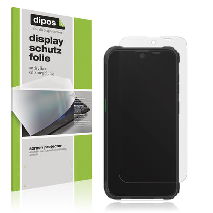 Matte Displayschutzfolie von dipos passend für Blackview BV5300 Plus, präziser Zuschnitt und blasenfrei montiert
