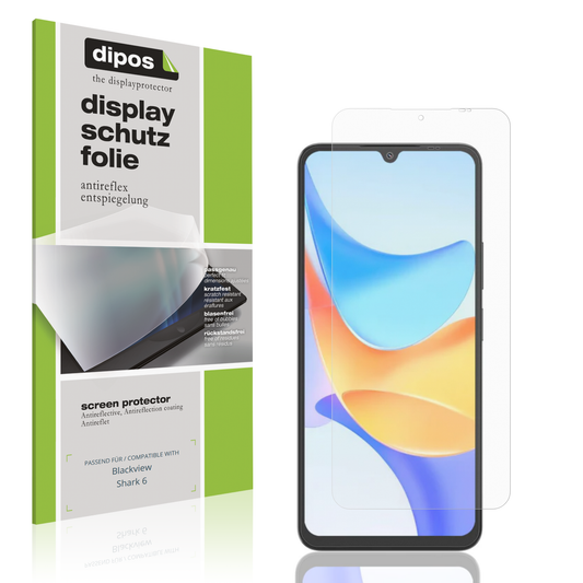 Matte Displayschutzfolie von dipos passend für Blackview Shark 6 Kamera-Linse, präziser Zuschnitt und blasenfrei montiert