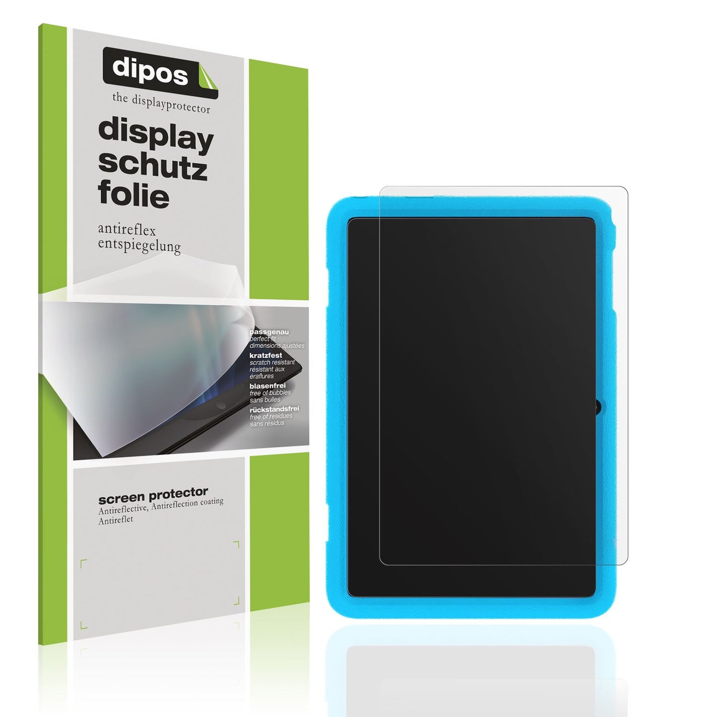Matte Displayschutzfolie von dipos passend für Blackview Tab 8 Kids, präziser Zuschnitt und blasenfrei montiert