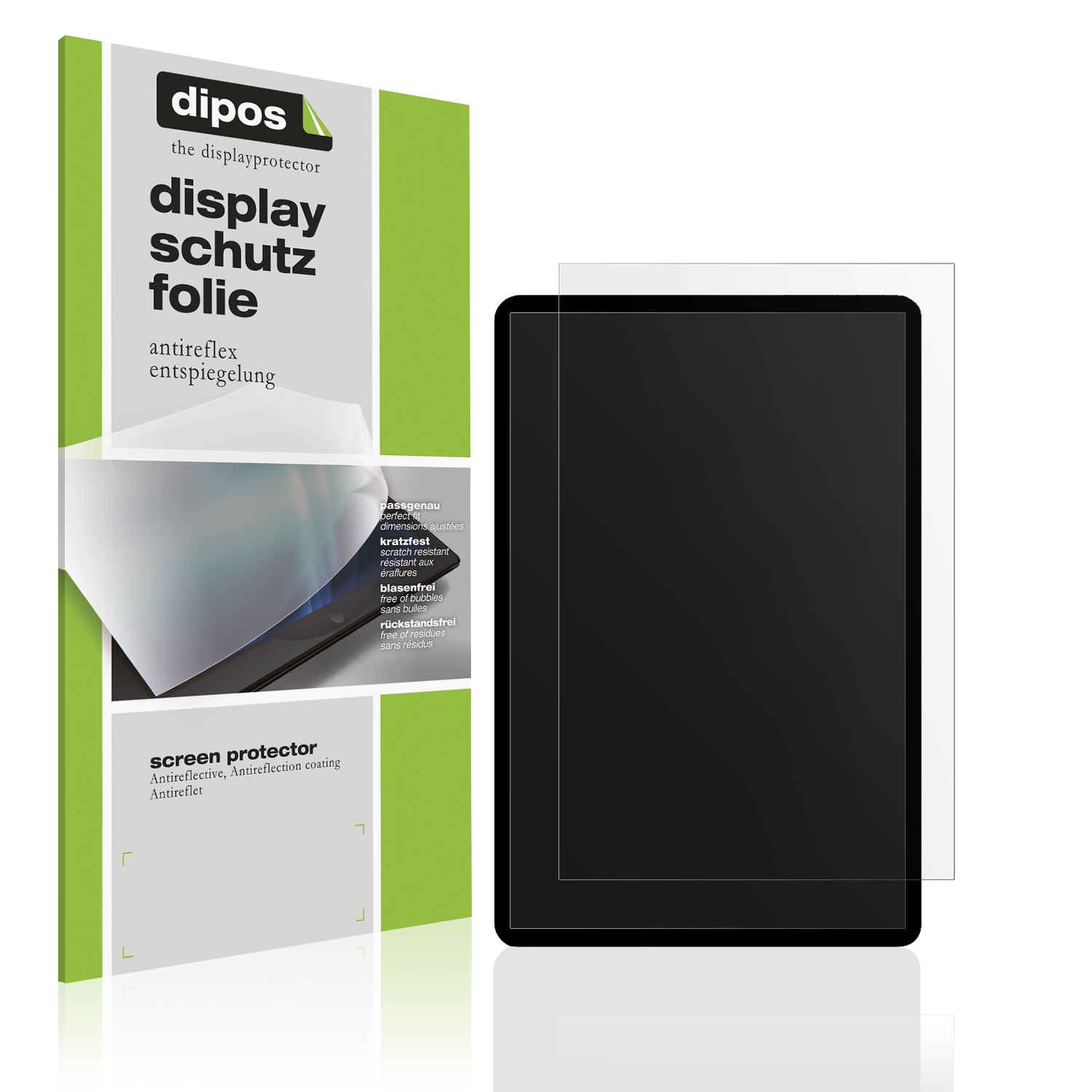 Matte Displayschutzfolie von dipos passend für Blackview Tab 90, präziser Zuschnitt und blasenfrei montiert