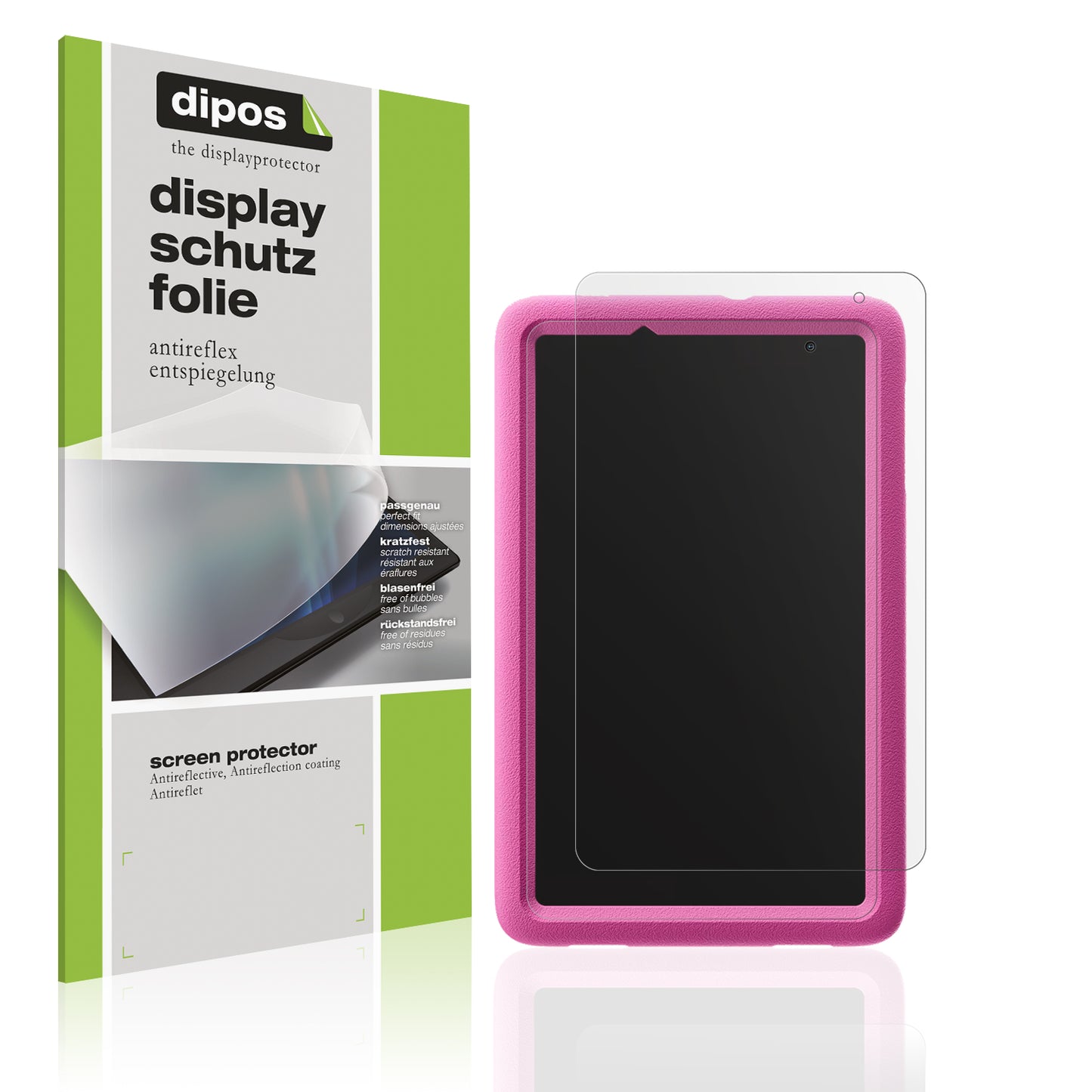 Matte Displayschutzfolie von dipos passend für Blackview Tab A5 Kids, präziser Zuschnitt und blasenfrei montiert