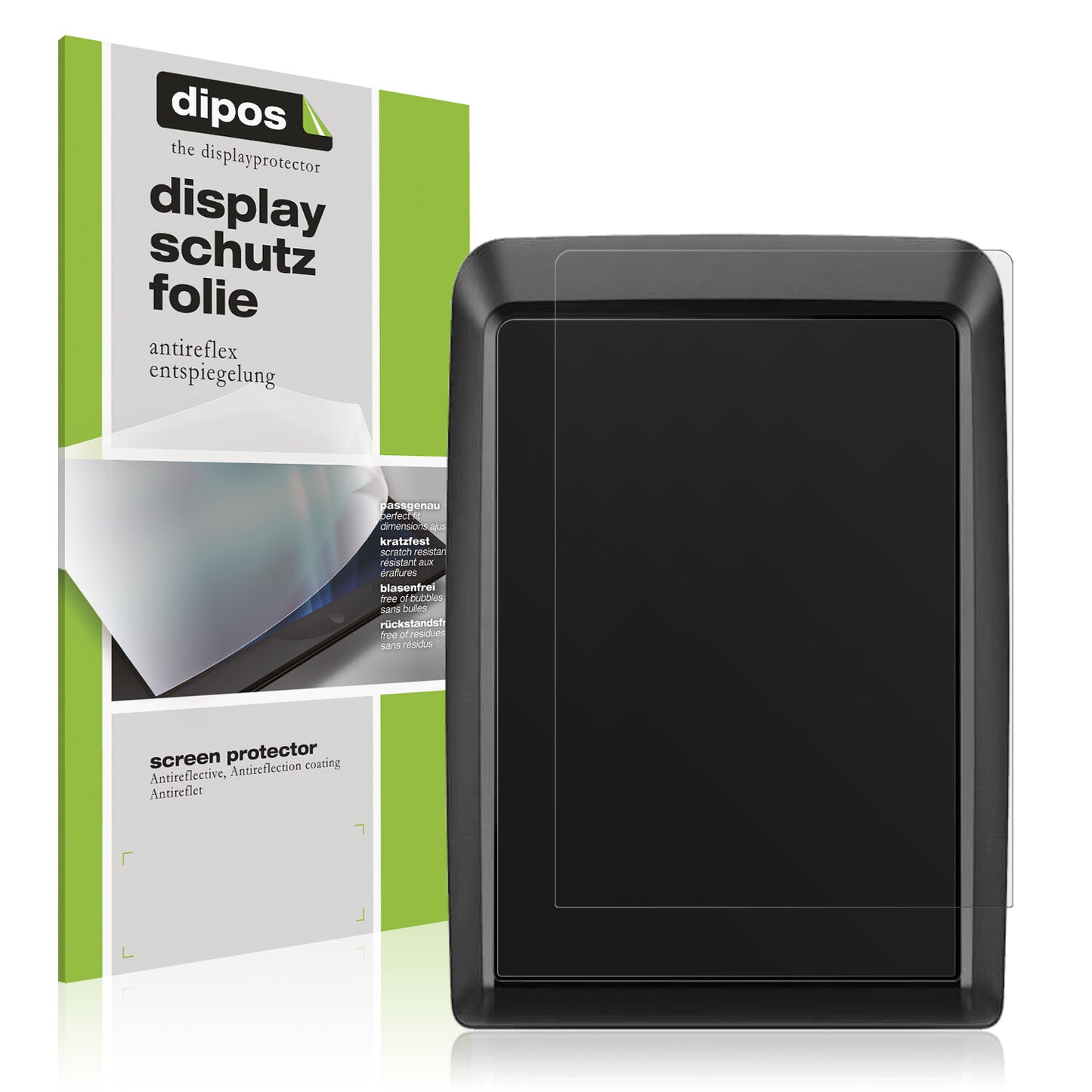 Matte Displayschutzfolie von dipos passend für Bosch Kiox 500, präziser Zuschnitt und blasenfrei montiert