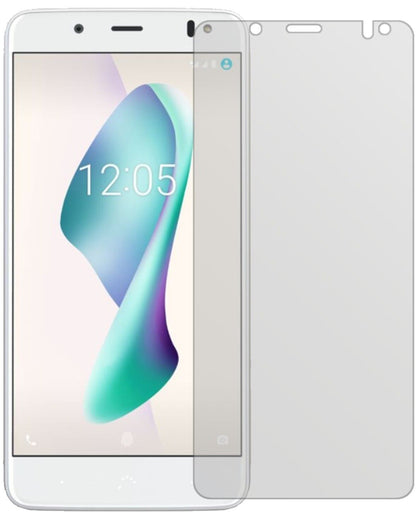 Matte Displayschutzfolie von dipos passend für BQ Aquaris VS, präziser Zuschnitt und blasenfrei montiert